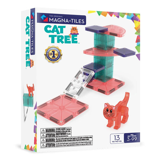 MAGNA-TILES® Cat Tree™   13 Piece Set Magna-Tiles Lil Tulips