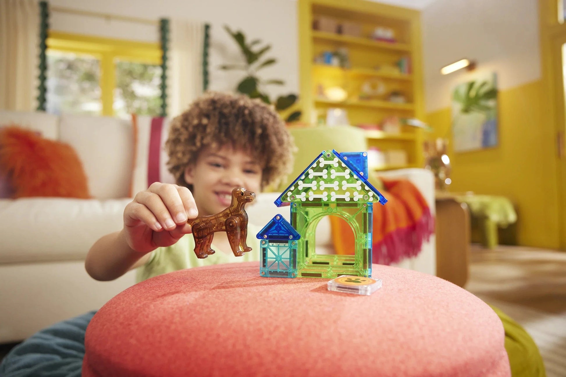 MAGNA-TILES® Dog House™   13 Piece Set Magna-Tiles Lil Tulips