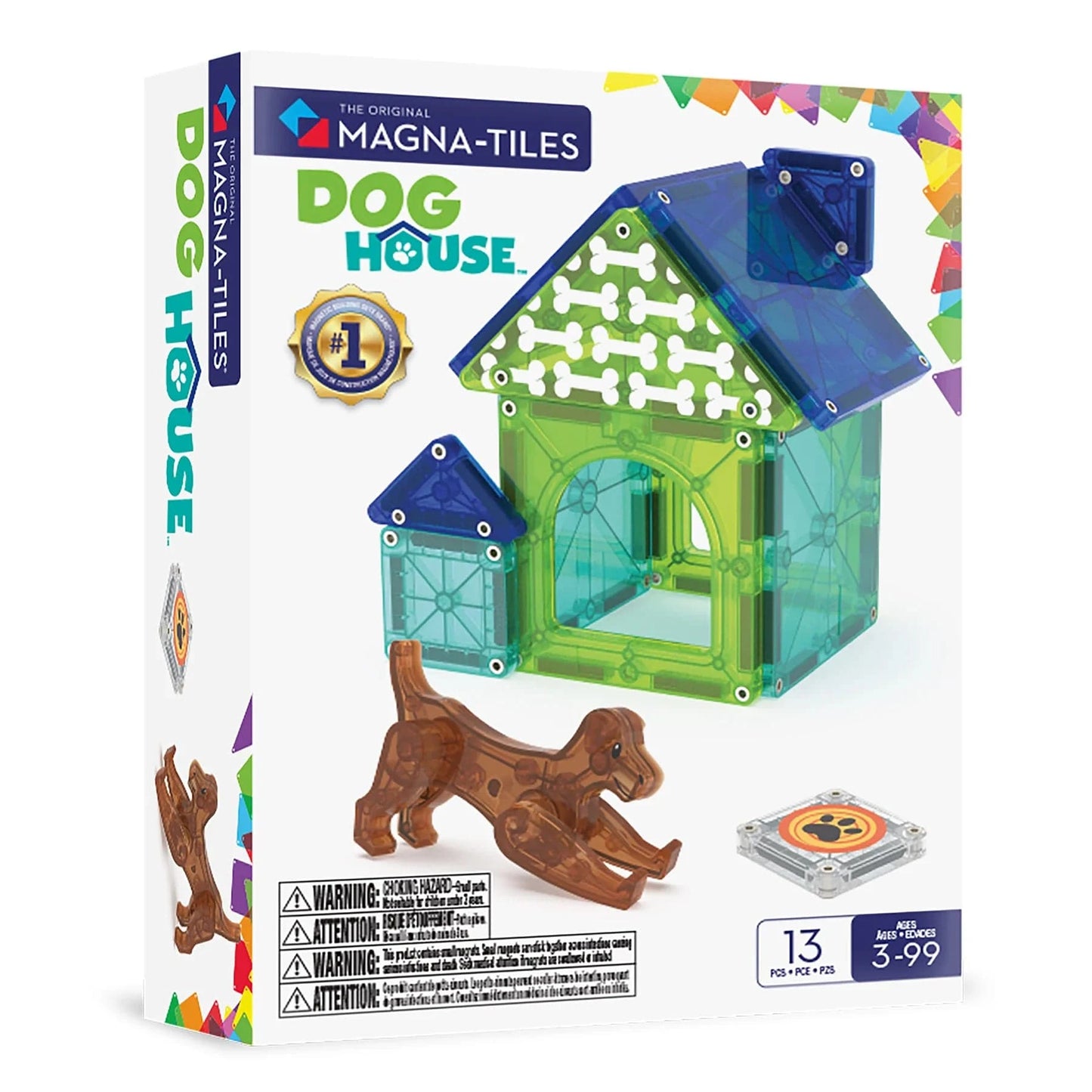MAGNA-TILES® Dog House™   13 Piece Set Magna-Tiles Lil Tulips