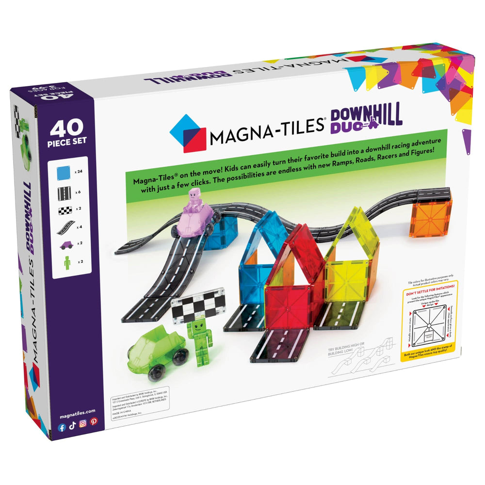 Magna-Tiles® Downhill Duo 40-Piece Set Magna-Tiles Lil Tulips