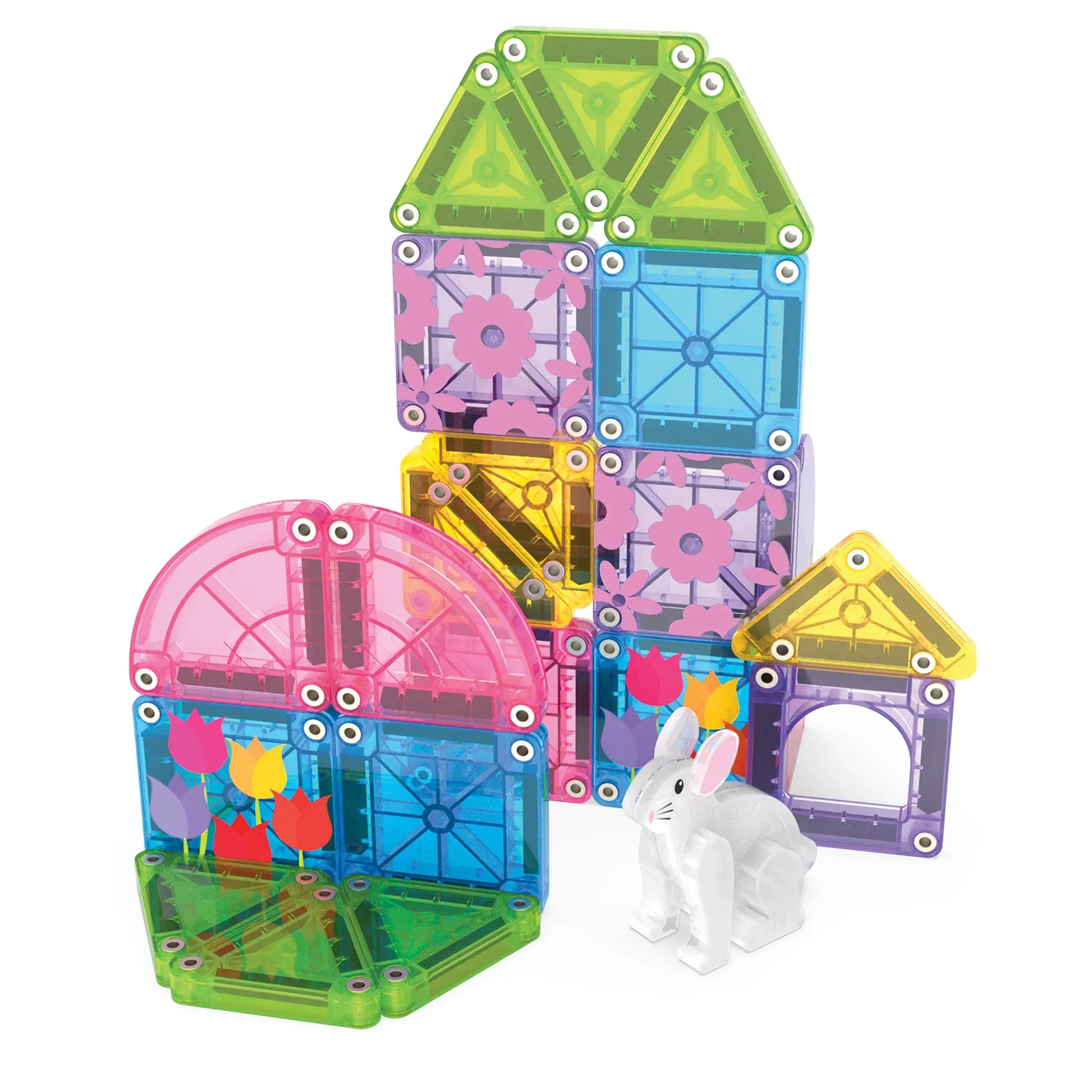 MAGNA-TILES® MicroMAGS Spring Garden Travel Magna-Tiles Lil Tulips