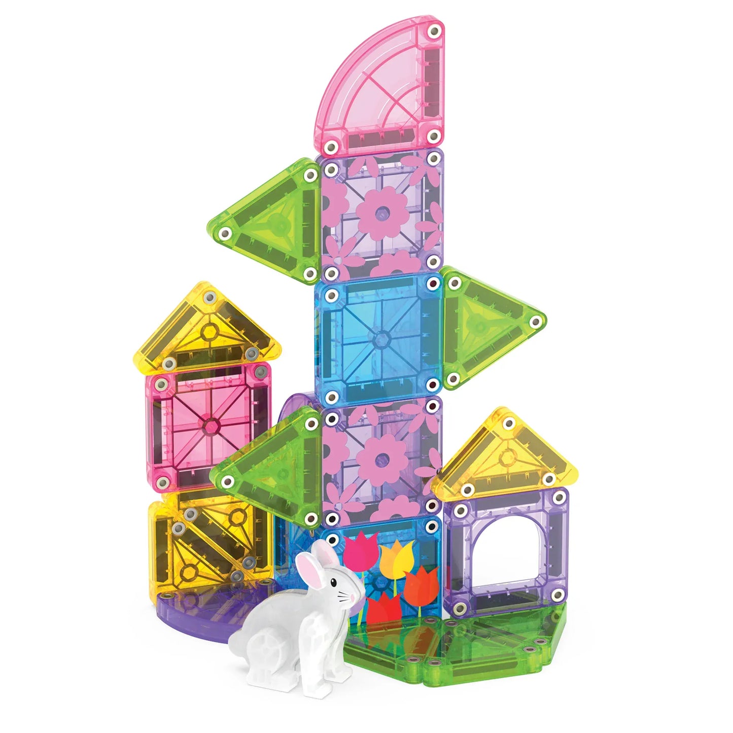 MAGNA-TILES® MicroMAGS Spring Garden Travel Magna-Tiles Lil Tulips