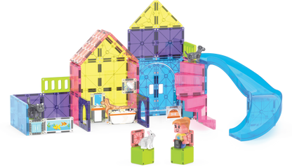 MAGNA-TILES® Pet Playhouse™ 50  Piece Set Magna-Tiles Lil Tulips