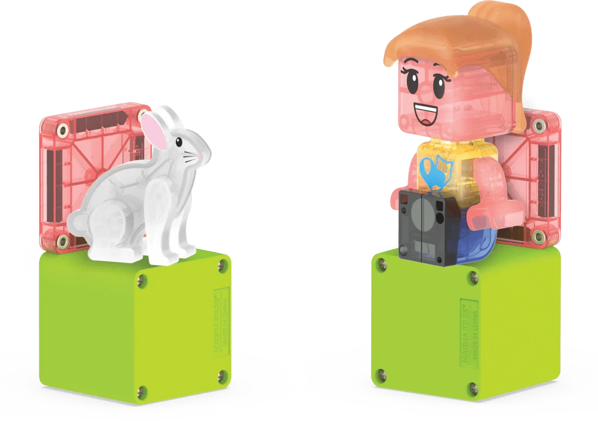 MAGNA-TILES® Pet Playhouse™ 50  Piece Set Magna-Tiles Lil Tulips