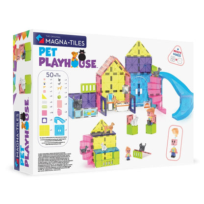 MAGNA-TILES® Pet Playhouse™ 50  Piece Set Magna-Tiles Lil Tulips