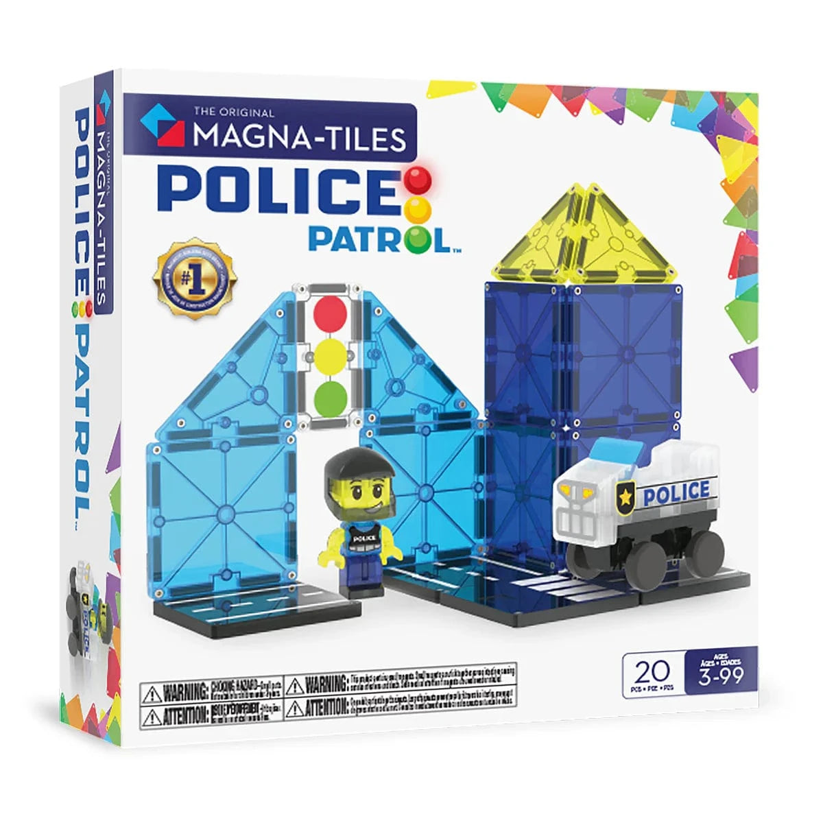 MAGNA-TILES® Police Patrol Magna-Tiles Lil Tulips