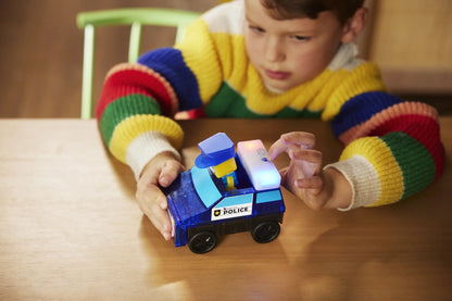 MAGNA-TILES® Police Station™   35 Piece   Set Magna-Tiles Lil Tulips