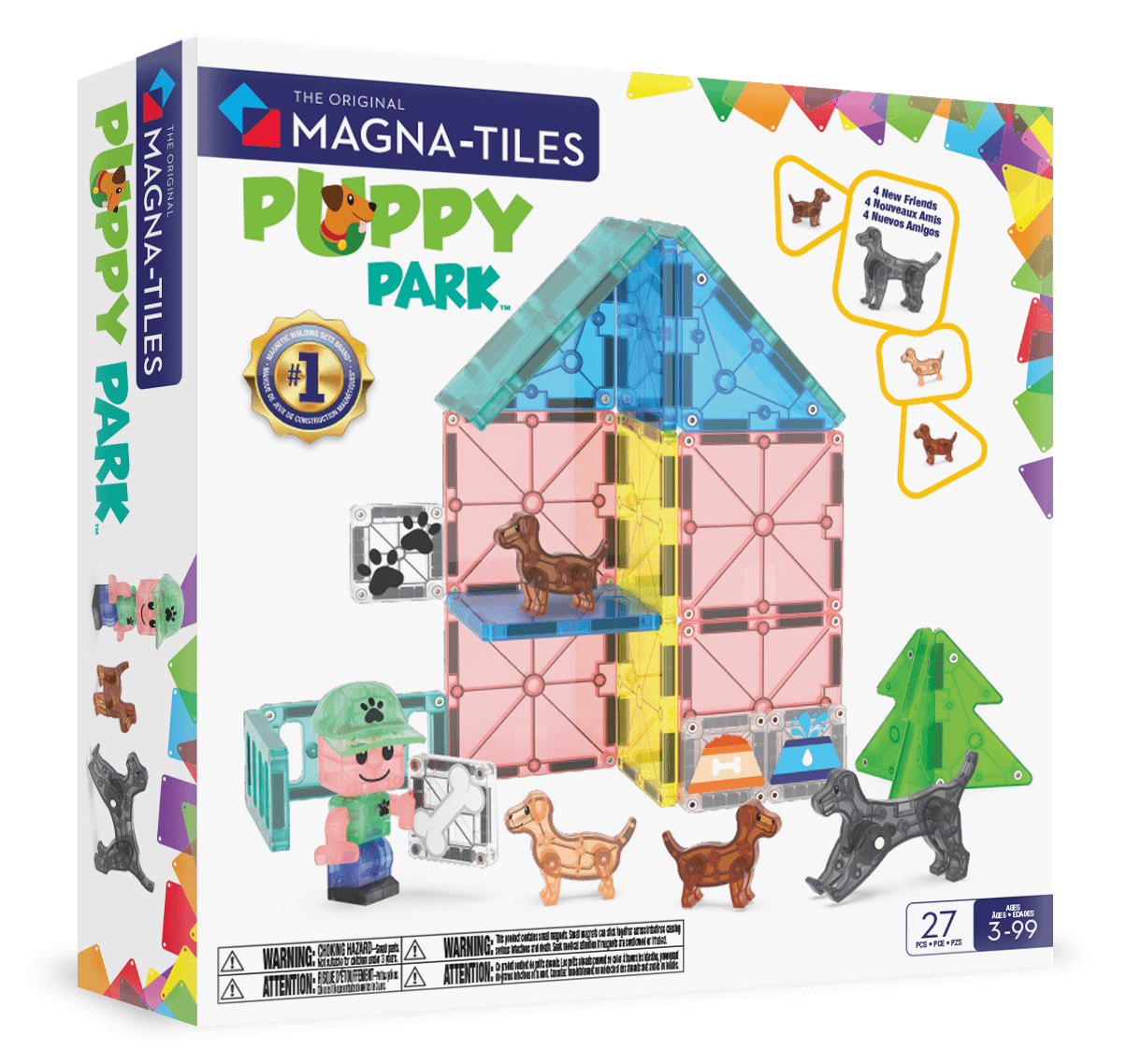 MAGNA-TILES® Puppy Park Magna-Tiles Lil Tulips