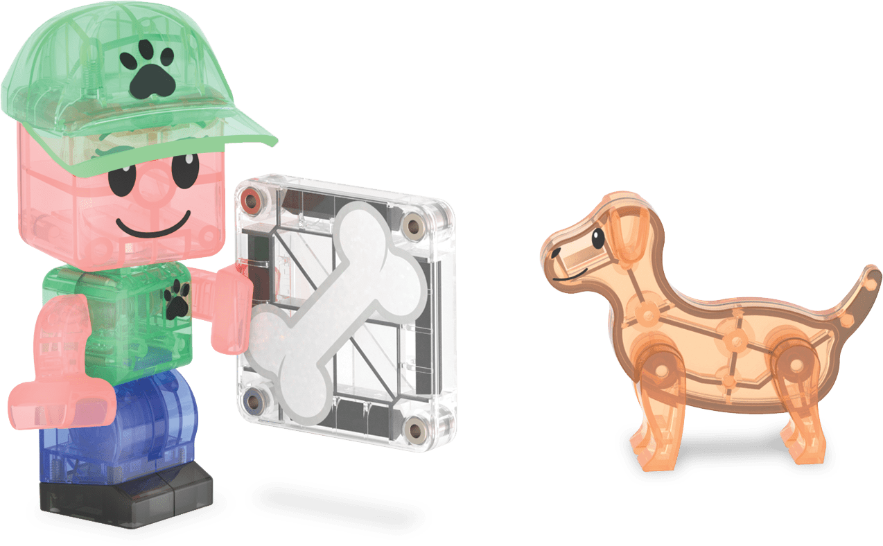MAGNA-TILES® Puppy Park Magna-Tiles Lil Tulips