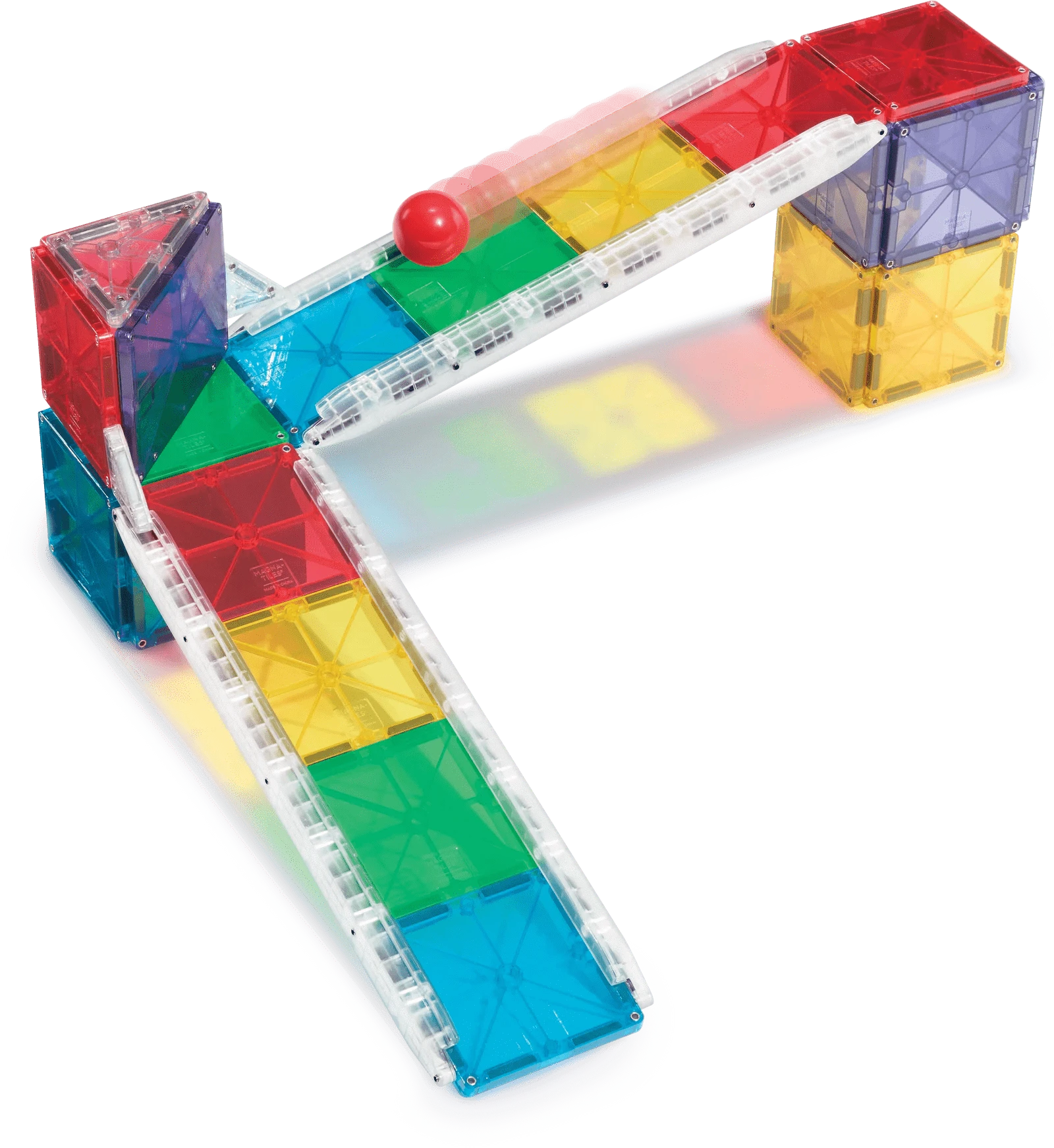 MAGNA-TILES® Rail Racers™   33 Piece Set Magna-Tiles Lil Tulips