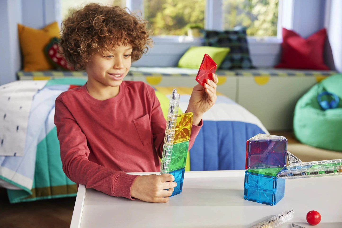 MAGNA-TILES® Rail Racers™   33 Piece Set Magna-Tiles Lil Tulips
