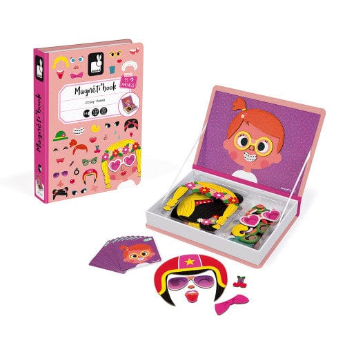 Janod Magneti’Book – Girl's Crazy Faces – view 1