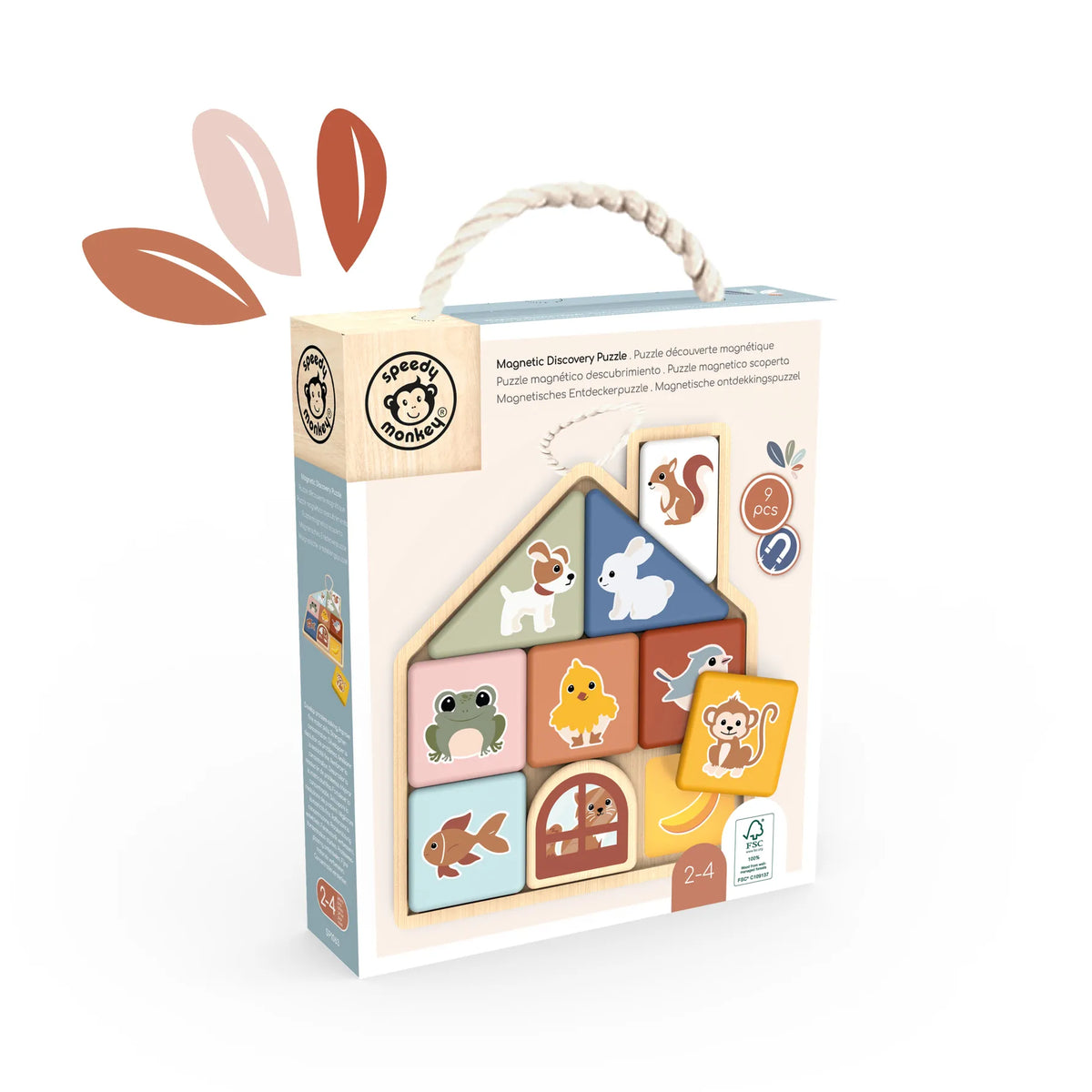 Magnetic Discovery Puzzle Speedy Monkey Lil Tulips