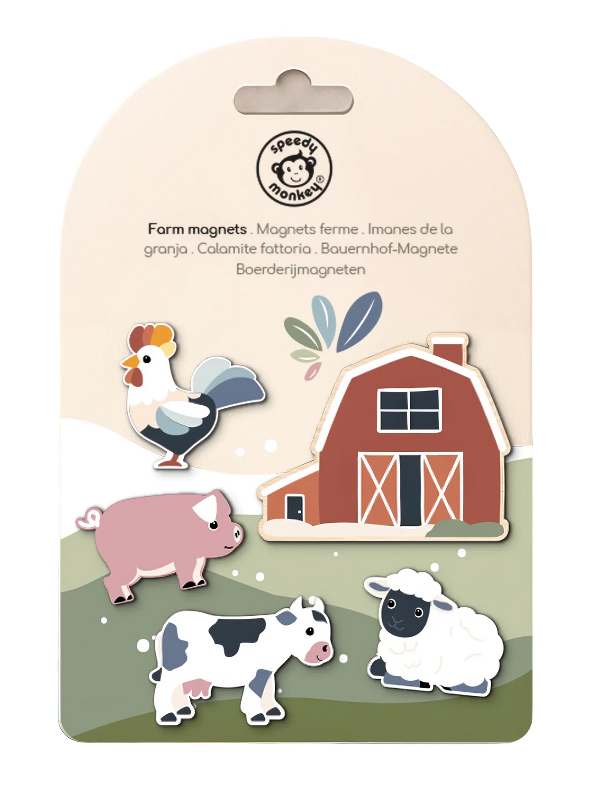 Magnets - Farm Speedy Monkey Lil Tulips