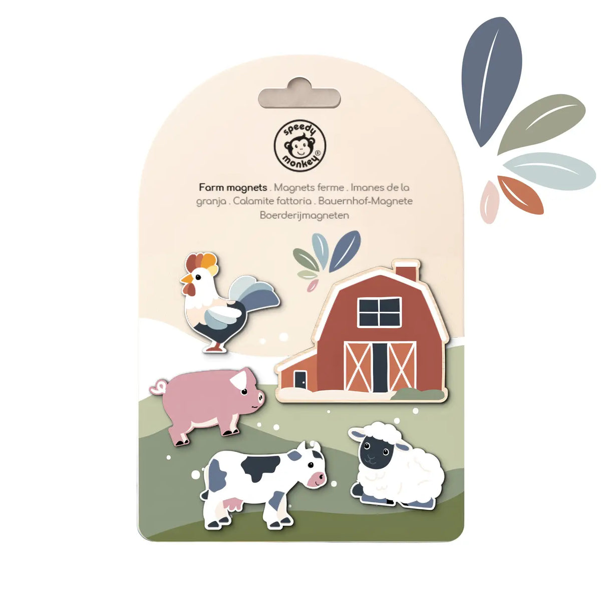 Magnets - Farm Speedy Monkey Lil Tulips