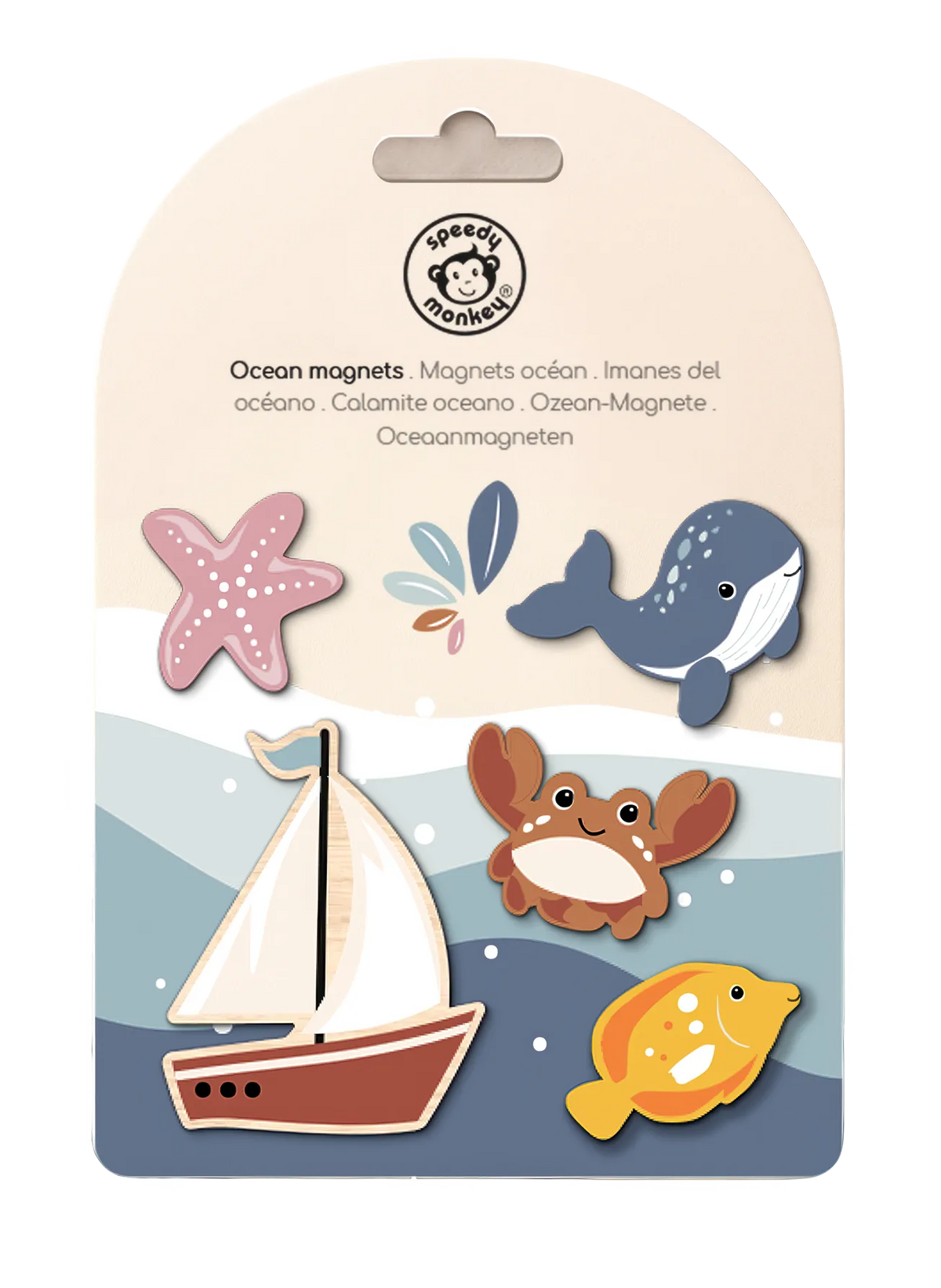 Magnets - Ocean Speedy Monkey Lil Tulips