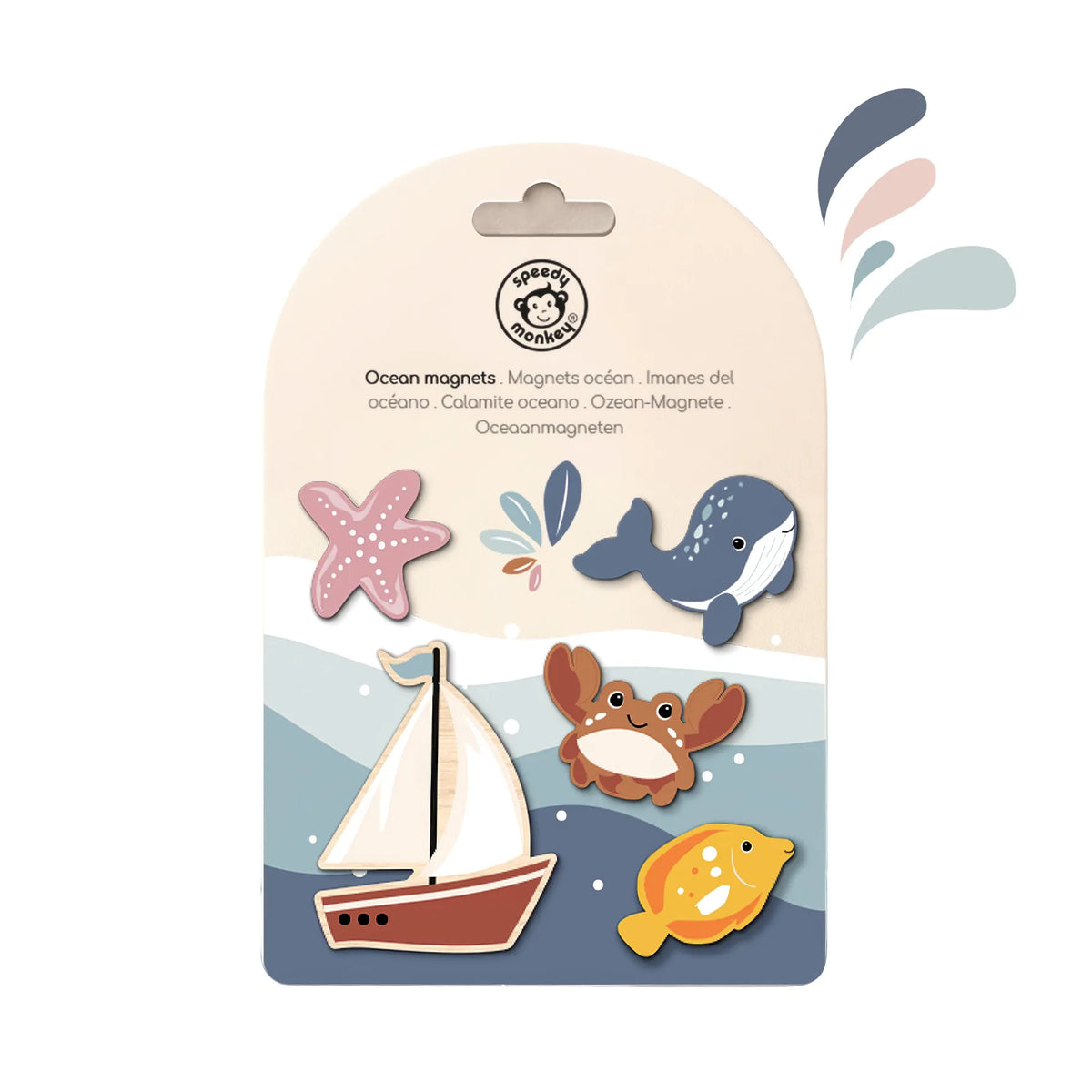 Magnets - Ocean Speedy Monkey Lil Tulips
