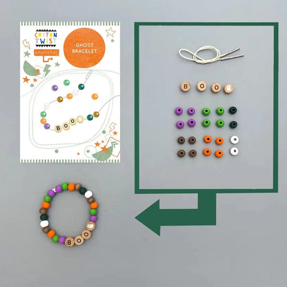 Make Your Own Ghost Bracelet-  ENVELOPE Cotton Twist Lil Tulips