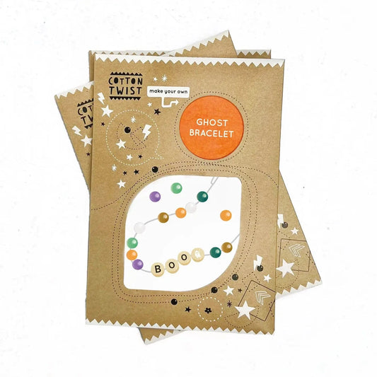 Make Your Own Ghost Bracelet-  ENVELOPE Cotton Twist Lil Tulips