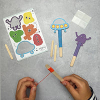 Make Your Own Space Monster Puppets Cotton Twist Lil Tulips