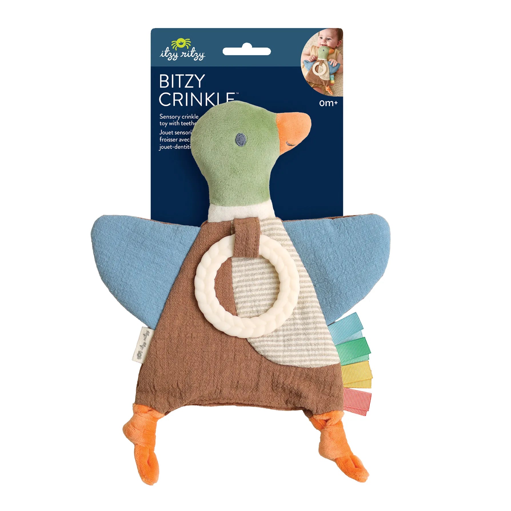 Mallard Duck Bitzy Crinkle™ Itzy Ritzy Lil Tulips