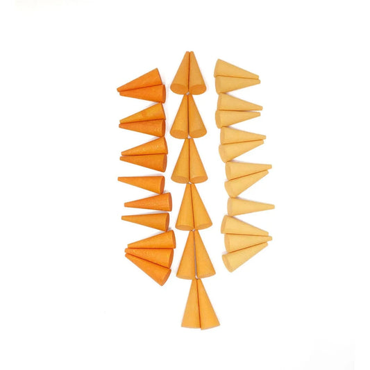 Mandala Orange Cones Grapat Lil Tulips