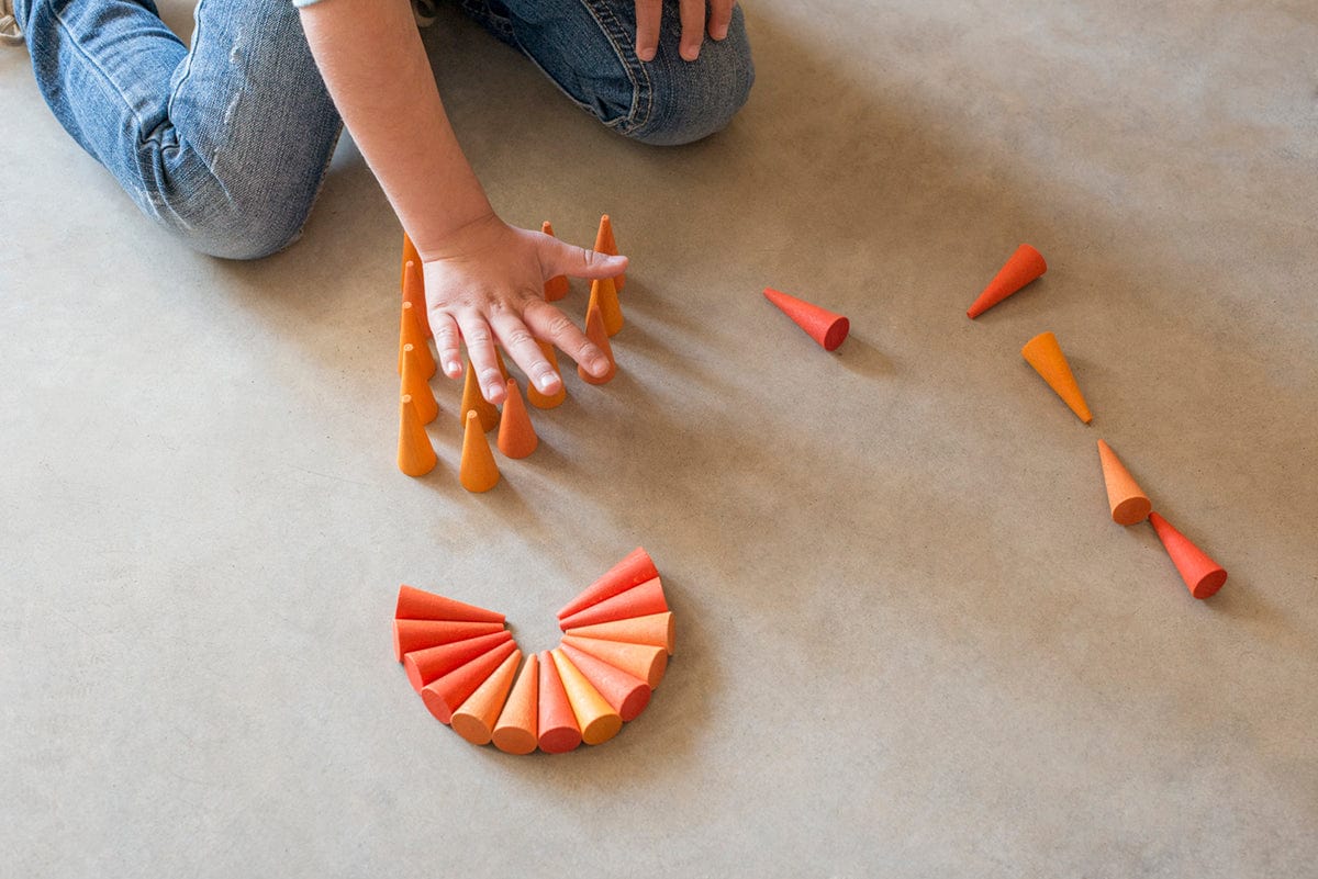 Mandala Orange Cones Grapat Lil Tulips