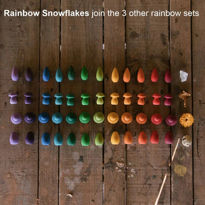 Mandala Rainbow Snowflakes Grapat Lil Tulips