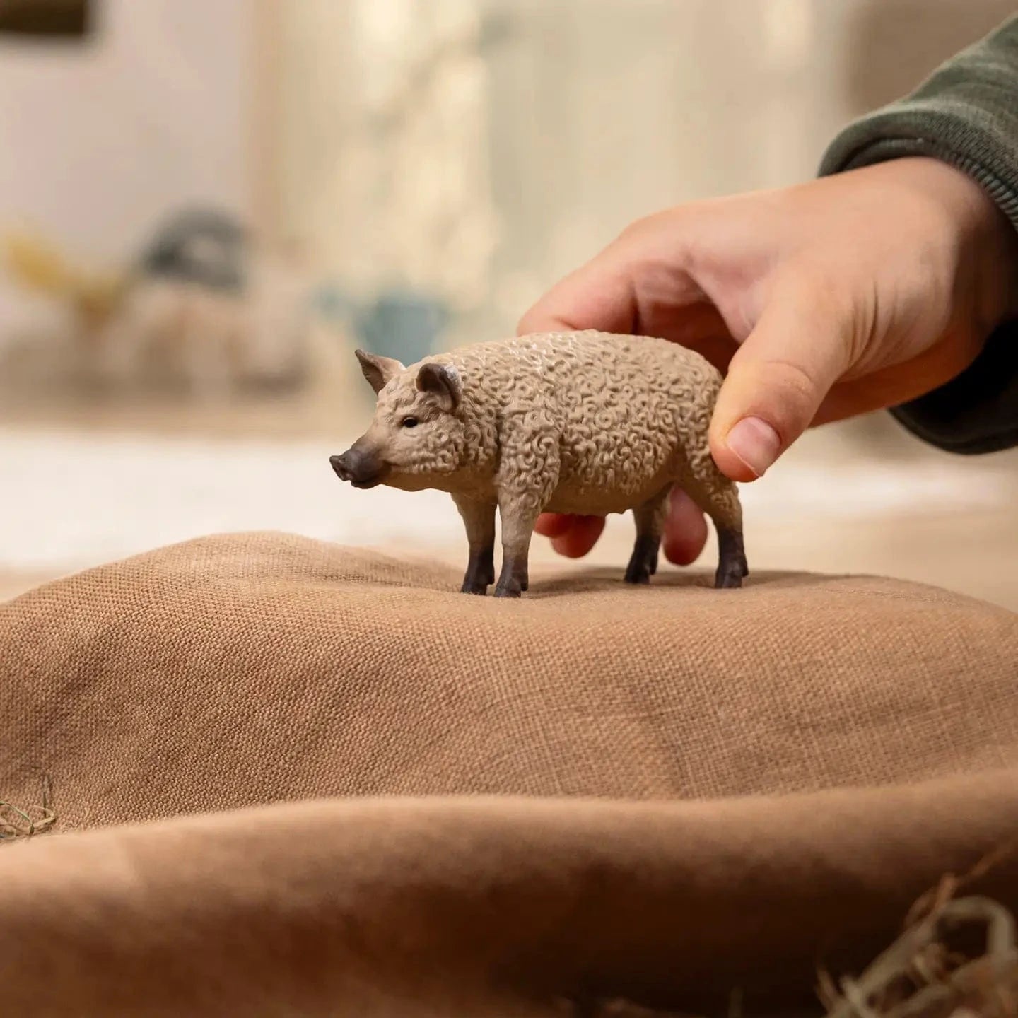 Mangalica Pig Farm Animal Toy Schleich Lil Tulips