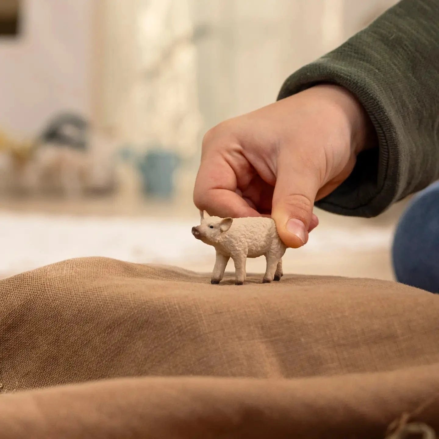 Mangalica Piglet Farm Animal Toy Schleich Lil Tulips