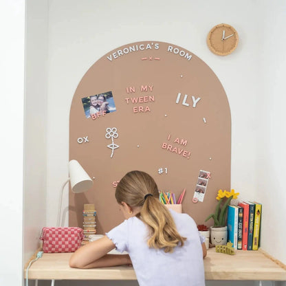 Maple Magnetic Arch Wall Decal The Type Set Co. Lil Tulips