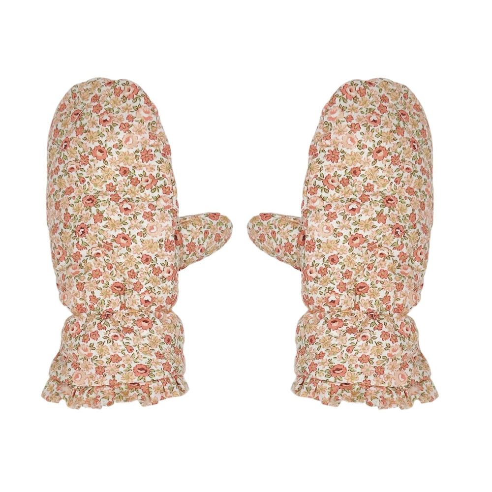 Margot Floral Quilted Mittens (3-6 Years) Rockahula Kids Lil Tulips