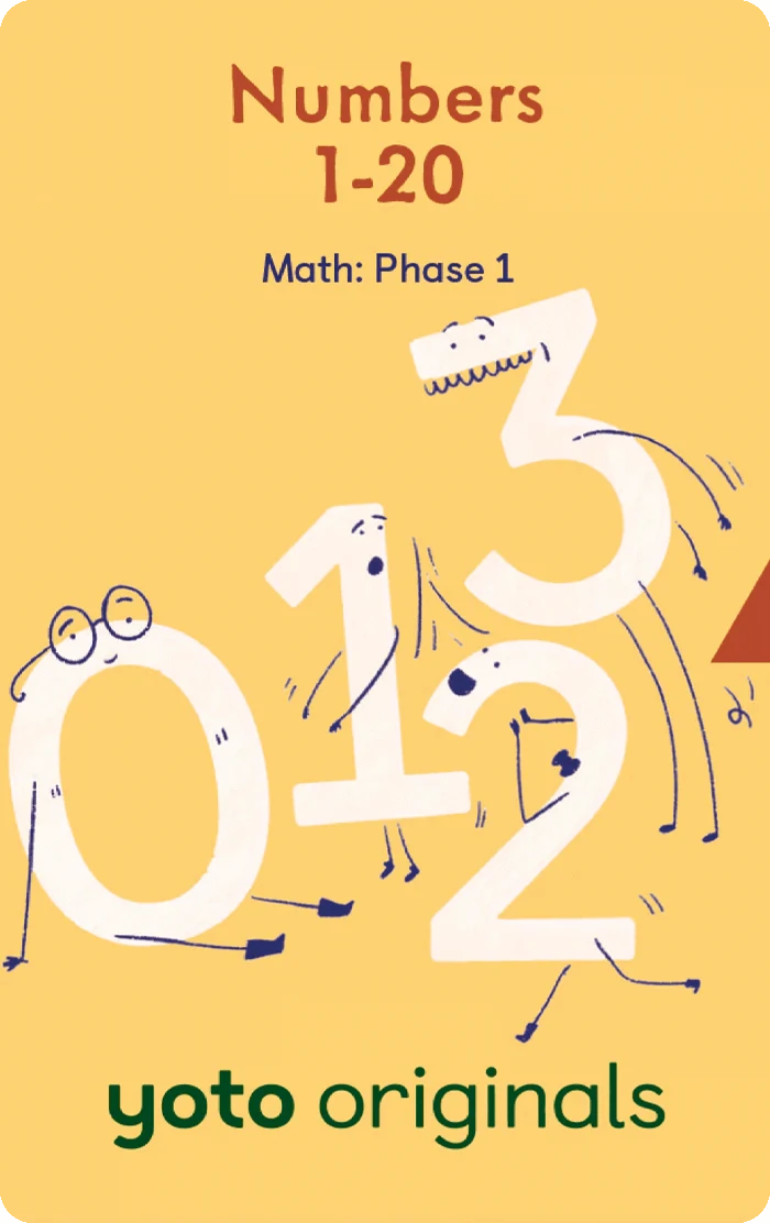 Math Phase 1 - 6 Audiobook Cards Yoto Lil Tulips