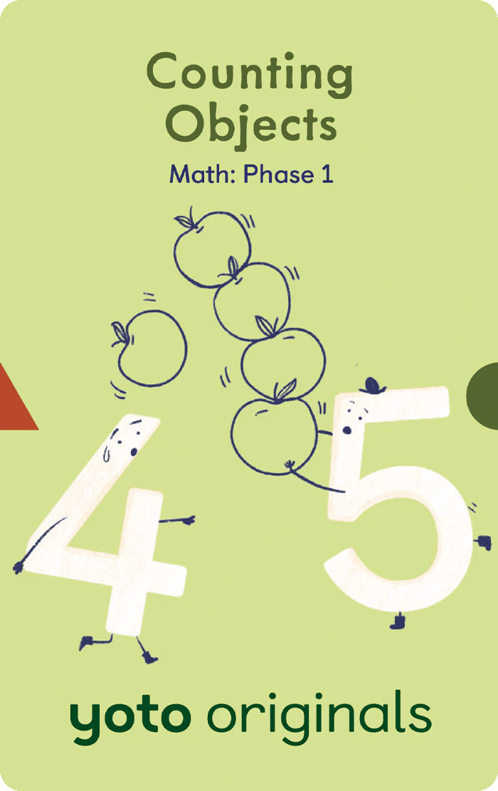 Math Phase 1 - 6 Audiobook Cards Yoto Lil Tulips