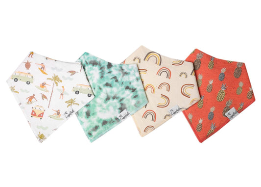 Maui Baby Bandana Bibs Copper Pearl Lil Tulips