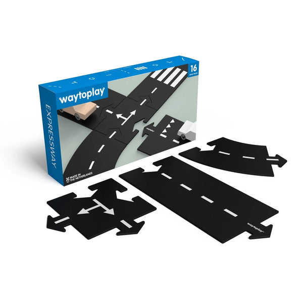 Medium Flexible Toy Road Set - Expressway waytoplay Lil Tulips