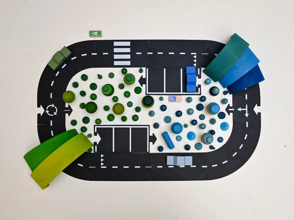 Medium Flexible Toy Road Set - Expressway waytoplay Lil Tulips