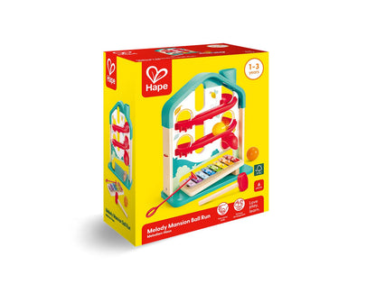 Melody Mansion Ball Run Hape Lil Tulips