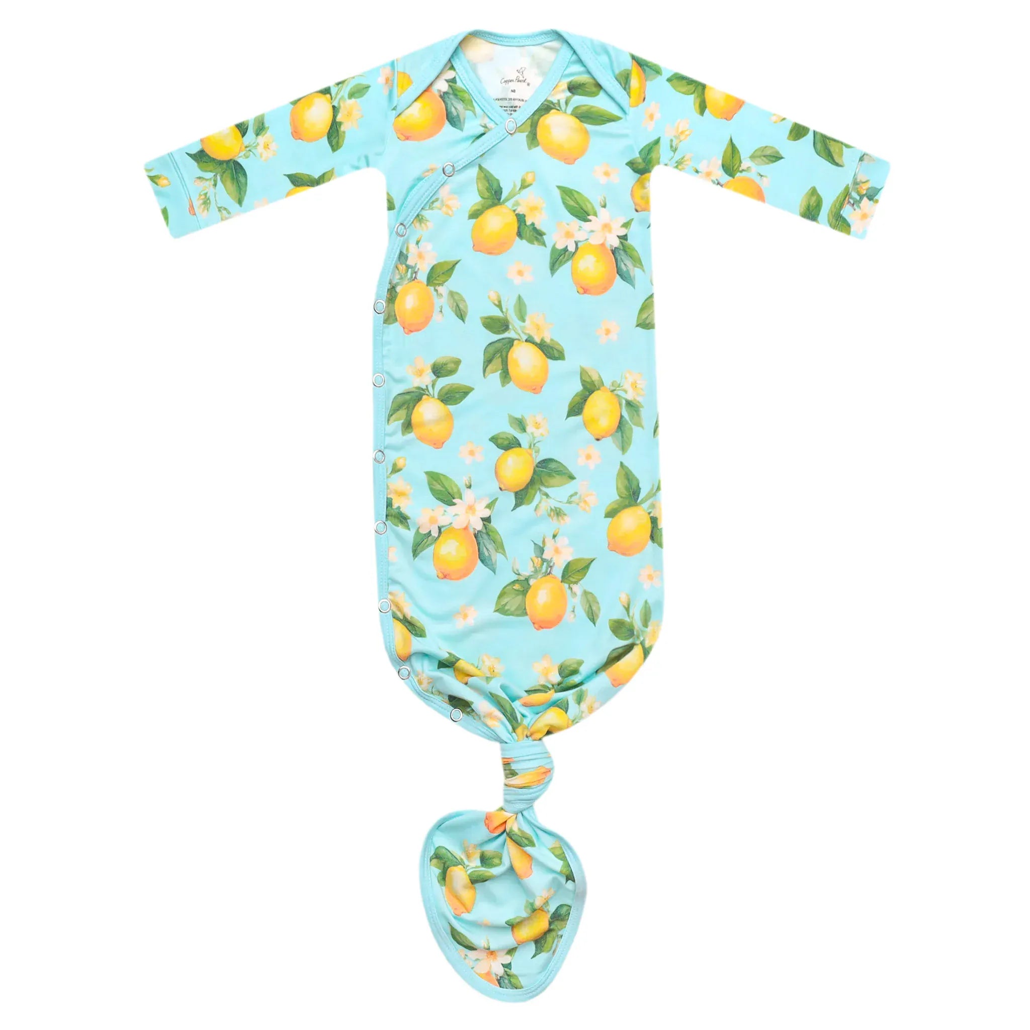 Melody Newborn Knotted Gown Copper Pearl Lil Tulips