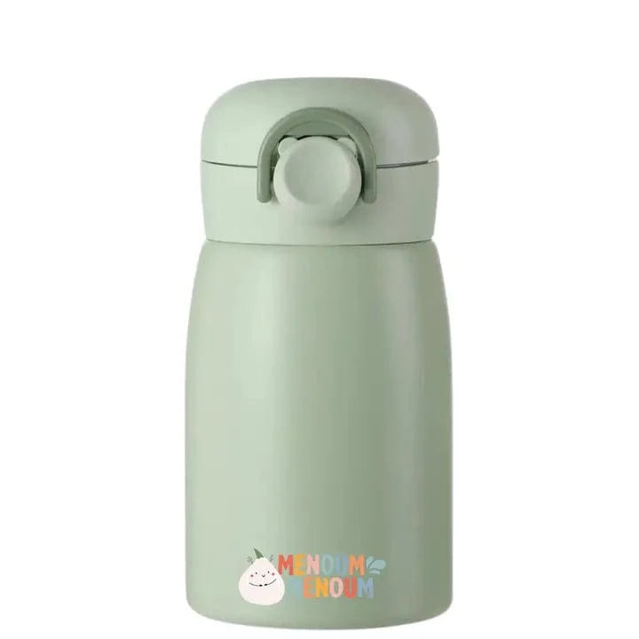 Menoum Menoum Thermos Bottle - Sage Green Menoum Menoum Lil Tulips