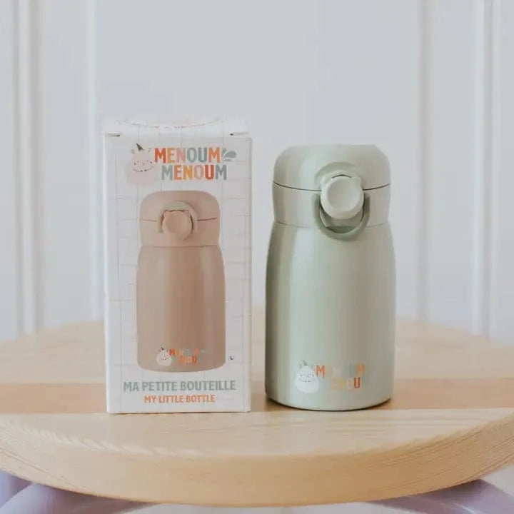 Menoum Menoum Thermos Bottle - Sage Green Menoum Menoum Lil Tulips