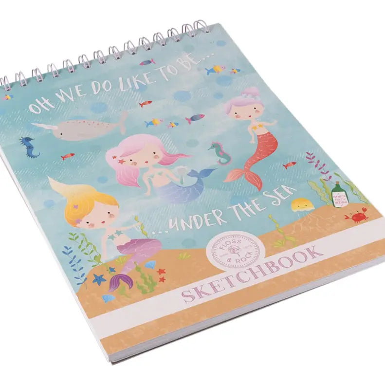 Mermaid Sketchbook Floss and Rock Lil Tulips