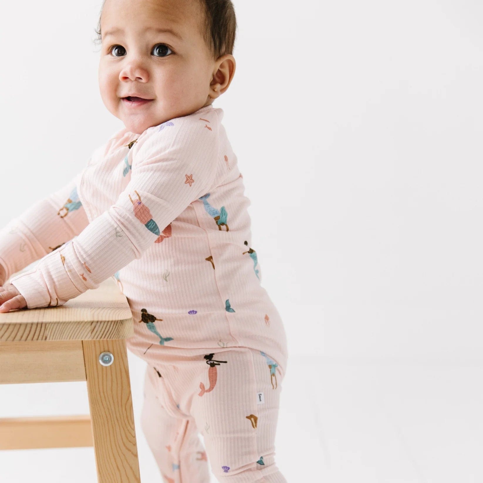 Mermaids Small Ribbed Zip Romper Brave Little Ones Lil Tulips