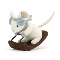 Merry Mouse Sleighing JellyCat Stuffed Animals Lil Tulips