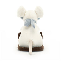 Merry Mouse Sleighing JellyCat Stuffed Animals Lil Tulips