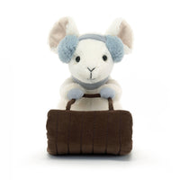Merry Mouse Sleighing JellyCat Stuffed Animals Lil Tulips