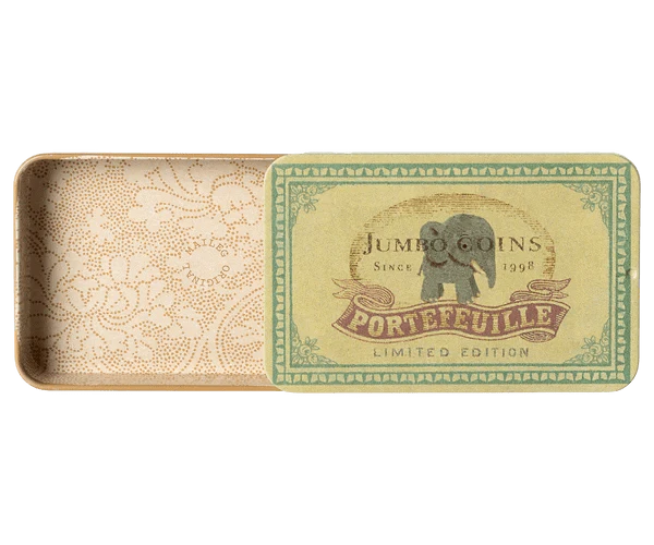 Metal Box with Sliding Lid Blossom- Jumbo Coins Maileg Lil Tulips