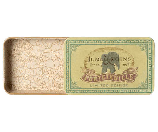 Metal Box with Sliding Lid Blossom- Jumbo Coins Maileg Lil Tulips