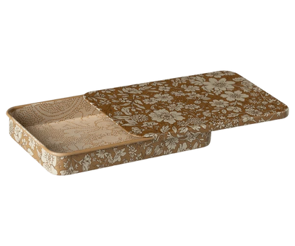 Metal Box with Sliding Lid Blossom- Ocher Maileg Lil Tulips