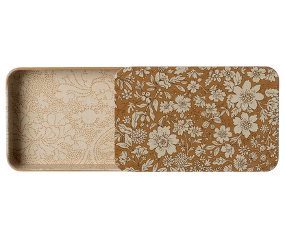 Metal Box with Sliding Lid Blossom- Ocher Maileg Lil Tulips